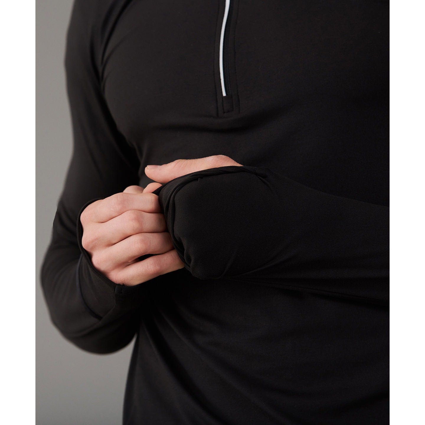 Tombo Long-Sleeved ¼ Zip Top