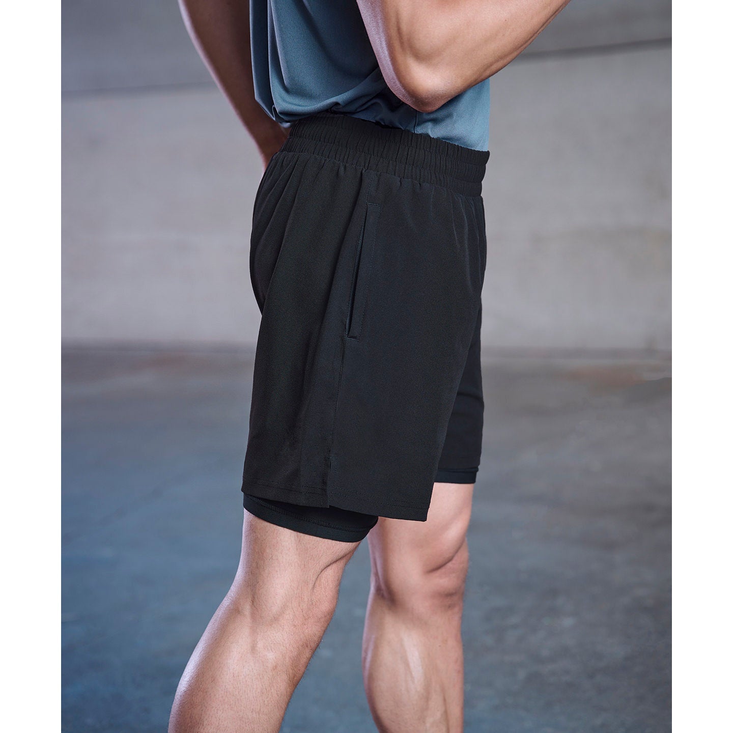Tombo Double-Layer Sports Shorts