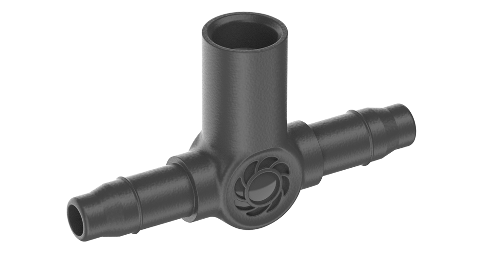 Gardena T-Joint 3/16" with Thread