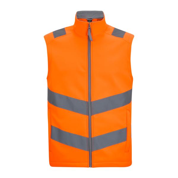 Regatta Professional Men's Hi-Vis Pro Contract Ablaze Softshell Gilet - Orange