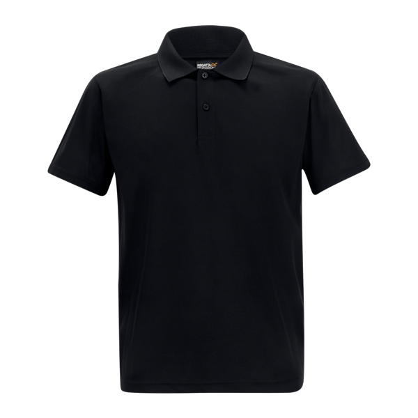 Regatta Professional Men's Pro Wicking Pique Polo Shirt - Black