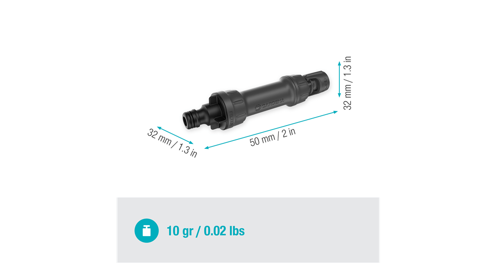 Gardena Tap Fitting 1/2" 13 mm-3/4" thread
