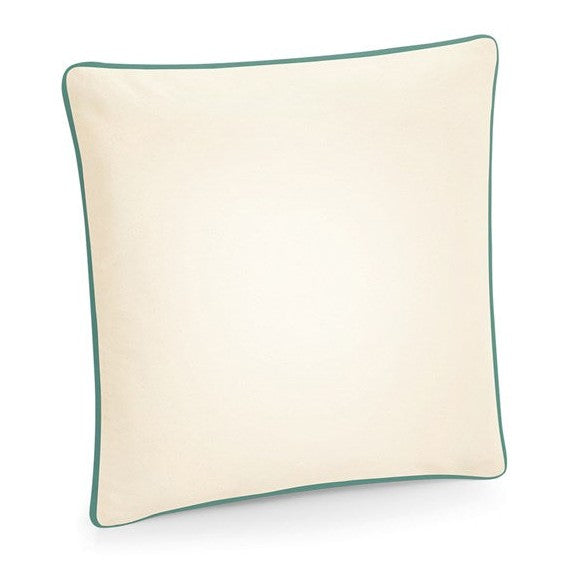 Westford Mill Fairtrade Cotton Piped Cushion Cover