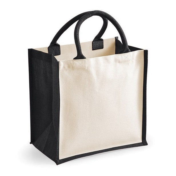 Westford Mill Printers Midi Jute Tote
