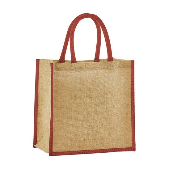 Westford Mill Natural Starched Jute Mini Gift Bag