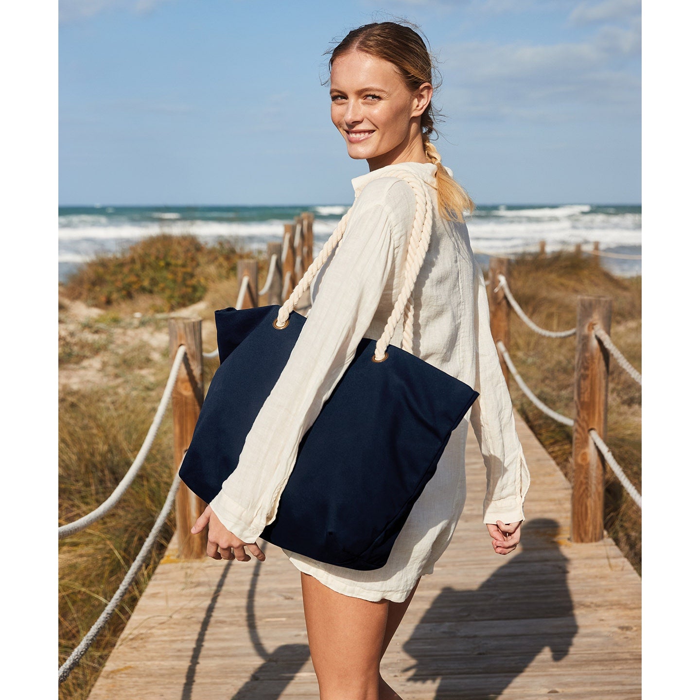 Westford Mill Nautical Beach Bag