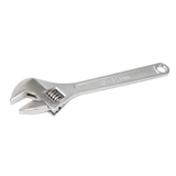 Silverline Adjustable Wrench Polished - Length 375mm/Jaw 41mm