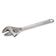 Silverline Adjustable Wrench Polished - Length 450mm/Jaw 50mm