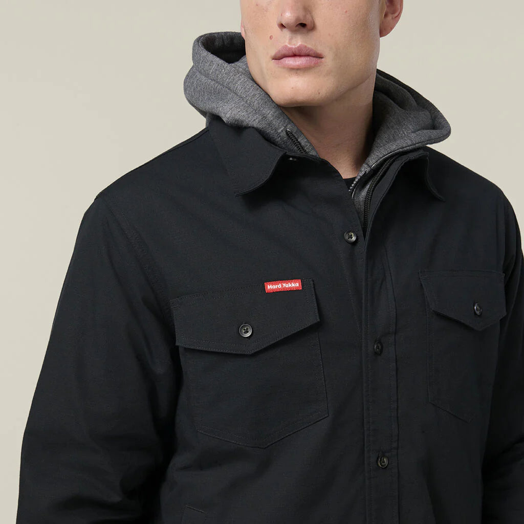Hard Yakka Quilted Solid Shacket