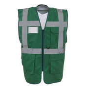 Yoko Multifunctional Executive Hi-Vis Waistcoat - Paramedic Green
