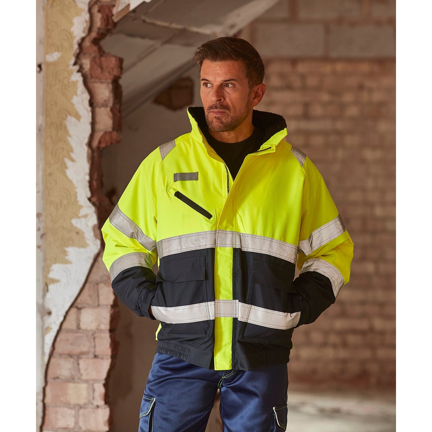 Yoko Hi-Vis Fontaine Flight Jacket