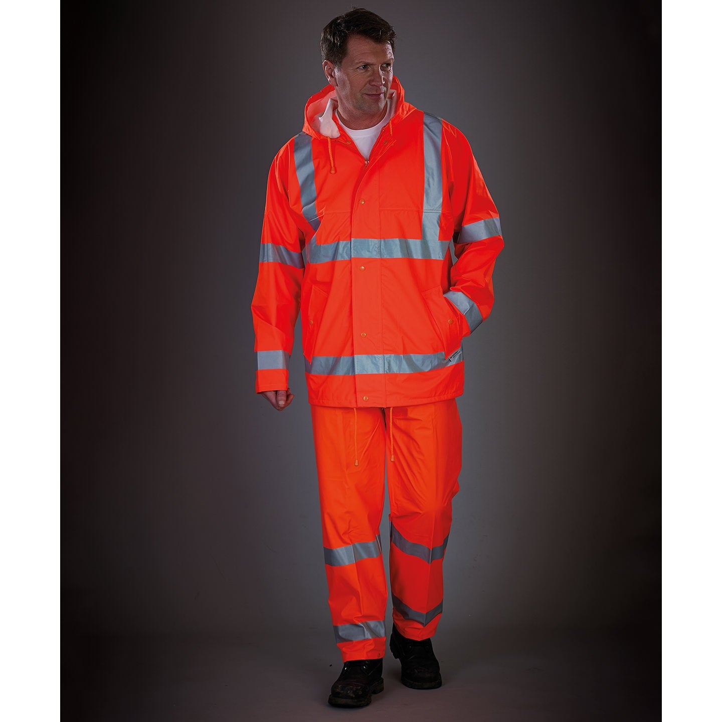 Yoko Hi-Vis Soft Flex Breathable U-Dry Jacket