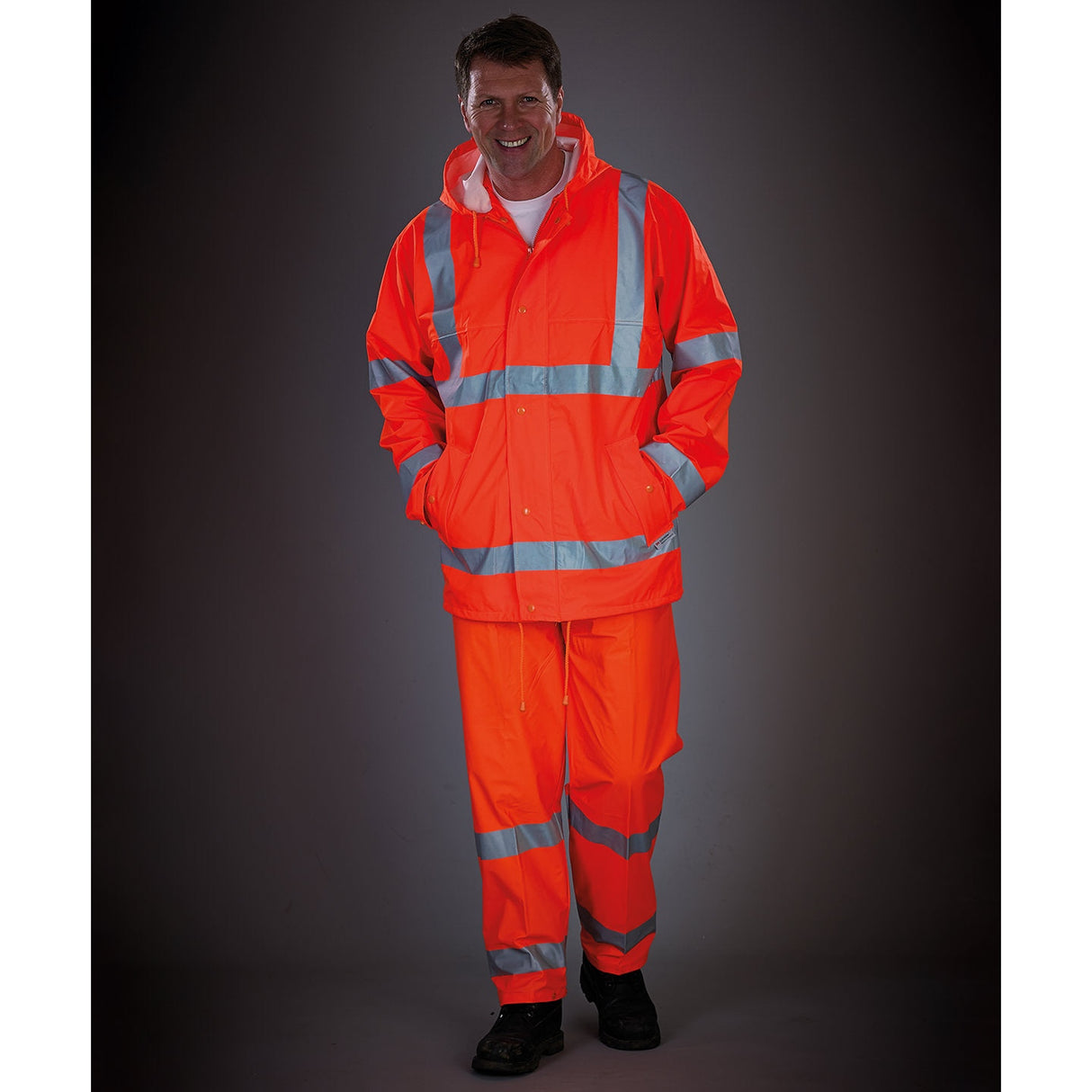 Yoko Hi-Vis Soft Flex Breathable U-Dry Jacket