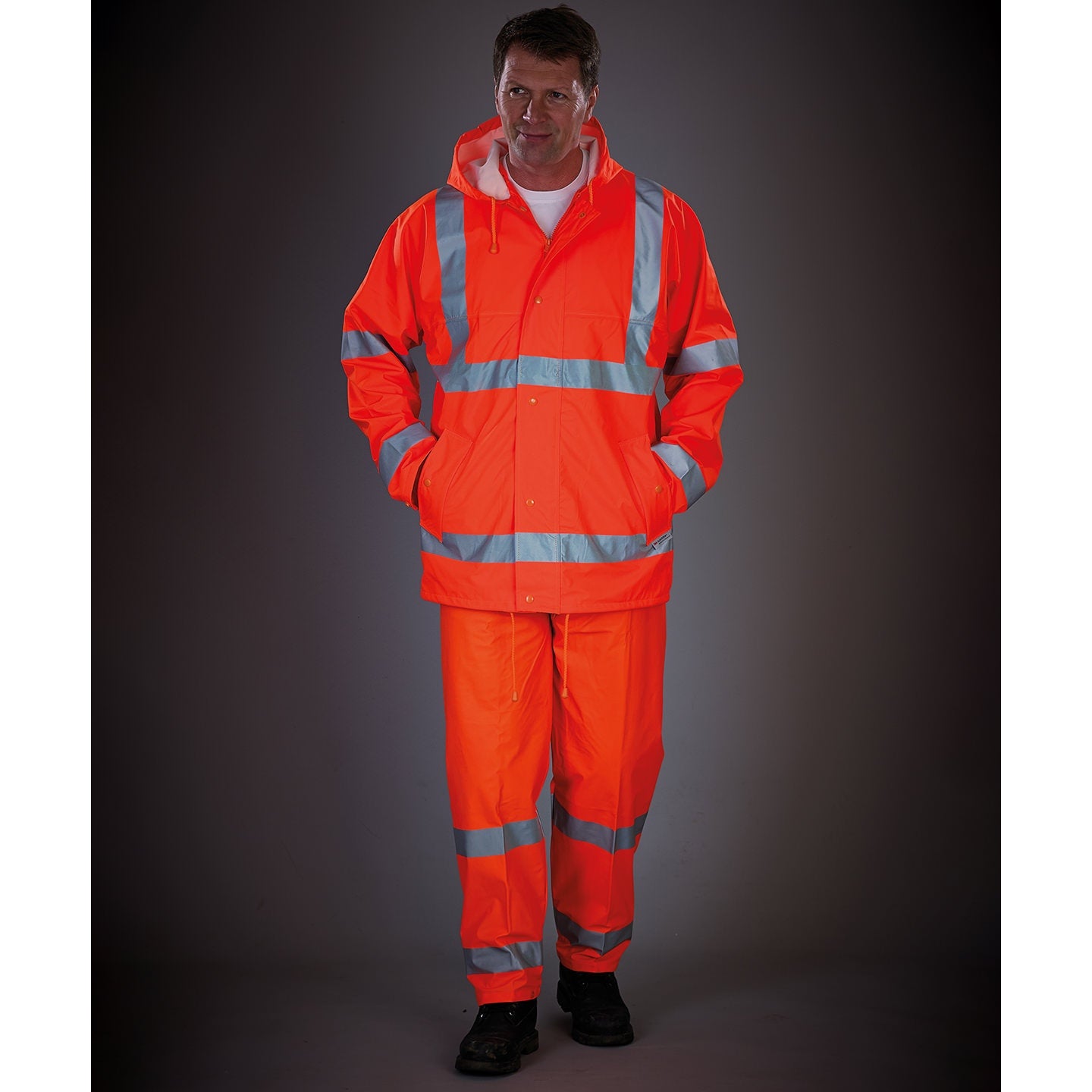 Yoko Hi-Vis Soft Flex Breathable U-Dry Jacket