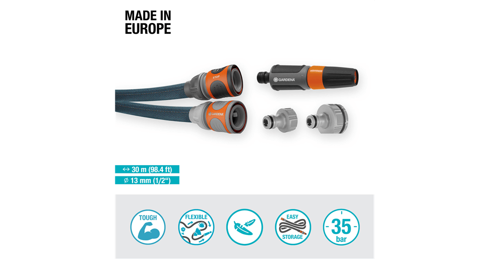 Gardena Liano? Xtreme 30m, Set