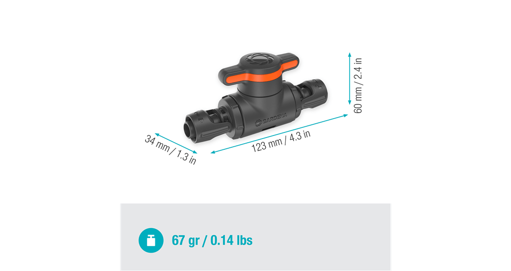 Gardena Shut-Off Valve 13 mm 1/2"