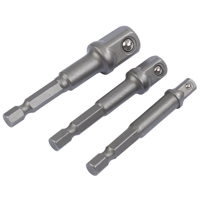 Draper Tools 1/4" Hex. x 1/4" and 3/8" Square Drive Adaptors