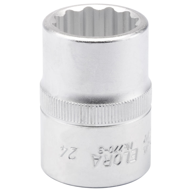 Draper 24mm 3/4" Square Drive Elora Bi-Hexagon Socket