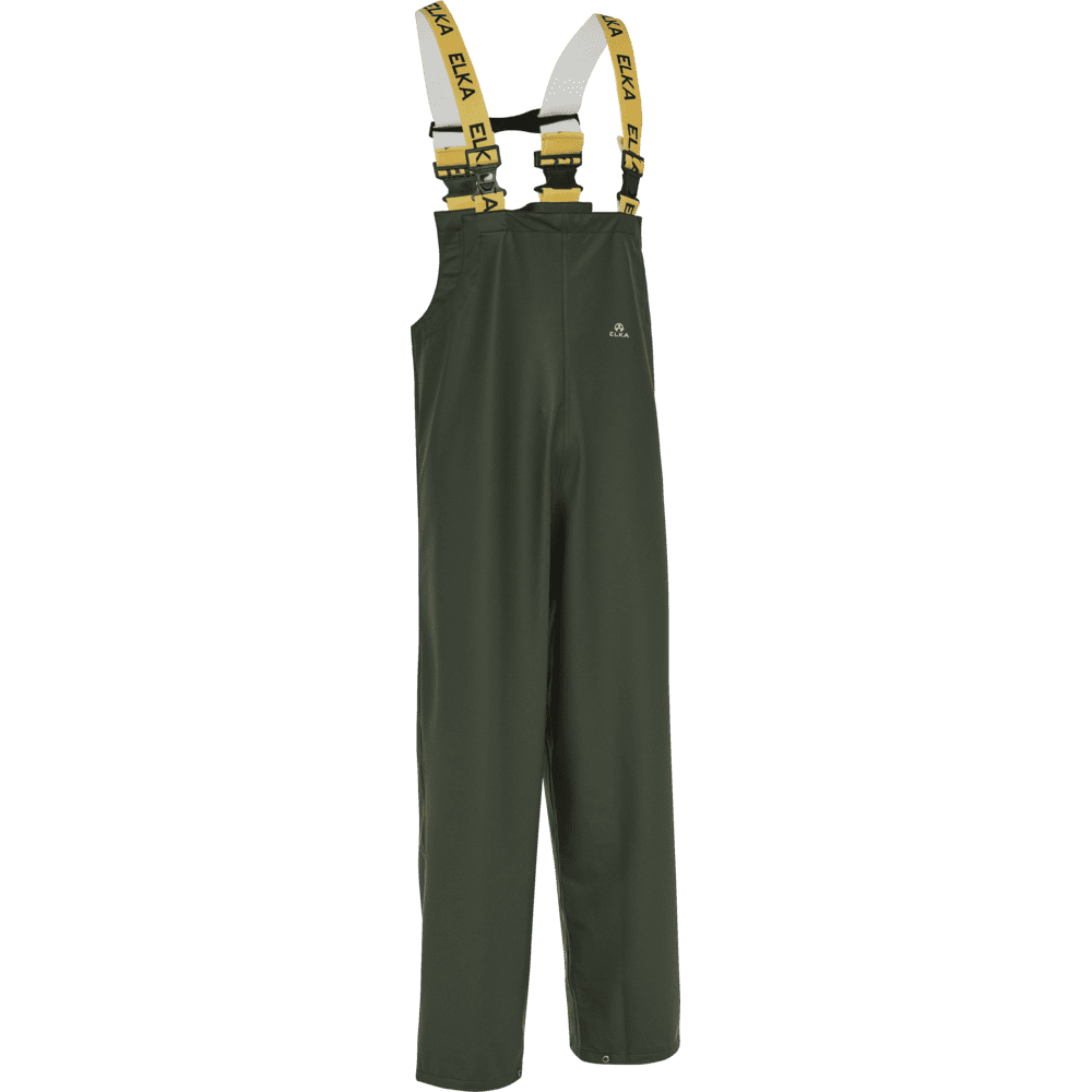 ELKA Dry Zone PU Bib & Brace 029900ELKA Dry Zone PU Bib & Brace 029900 #colour_olive