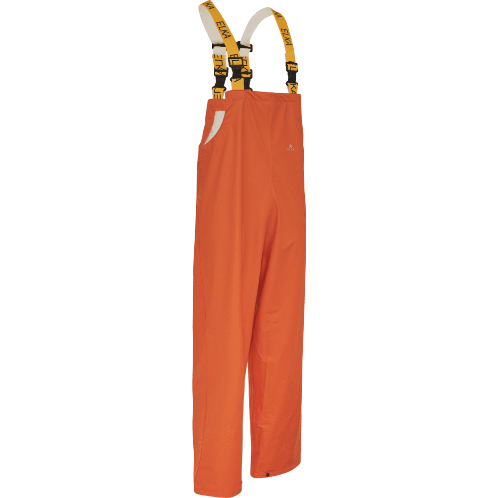 ELKA Dry Zone PU Bib & Brace 029900ELKA Dry Zone PU Bib & Brace 029900 #colour_orange