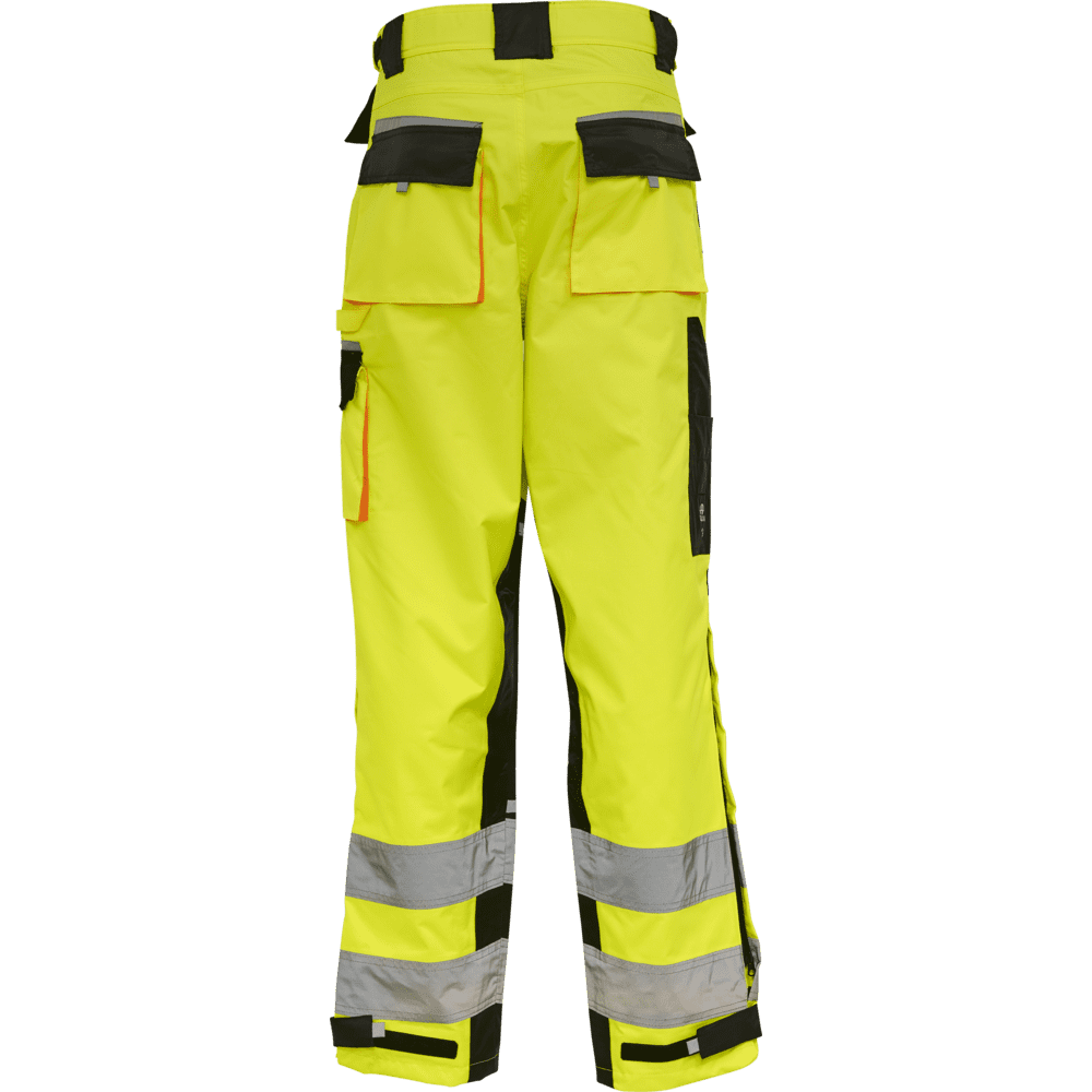 ELKA Visible Xtreme Waist Trousers 082404R #colour_hi-vis-yell-black