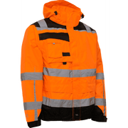 ELKA Visible Xtreme 2-in-1 Bomber Jacket 086104R #colour_hi-vis-orange-black