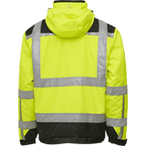 ELKA Visible Xtreme 2-in-1 Bomber Jacket 086104R #colour_hi-vis-yell-black