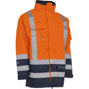 ELKA Securetech Multinorm Jacket 086150R #colour_hi-vis-ora-navy