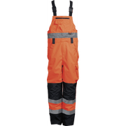 ELKA Securetech Multinorm Bib & Brace 089950R #colour_hi-vis-ora-navy