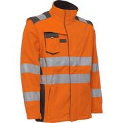ELKA Visible Xtreme Softshell Jacket 116504R #colour_hi-vis-orange-grey