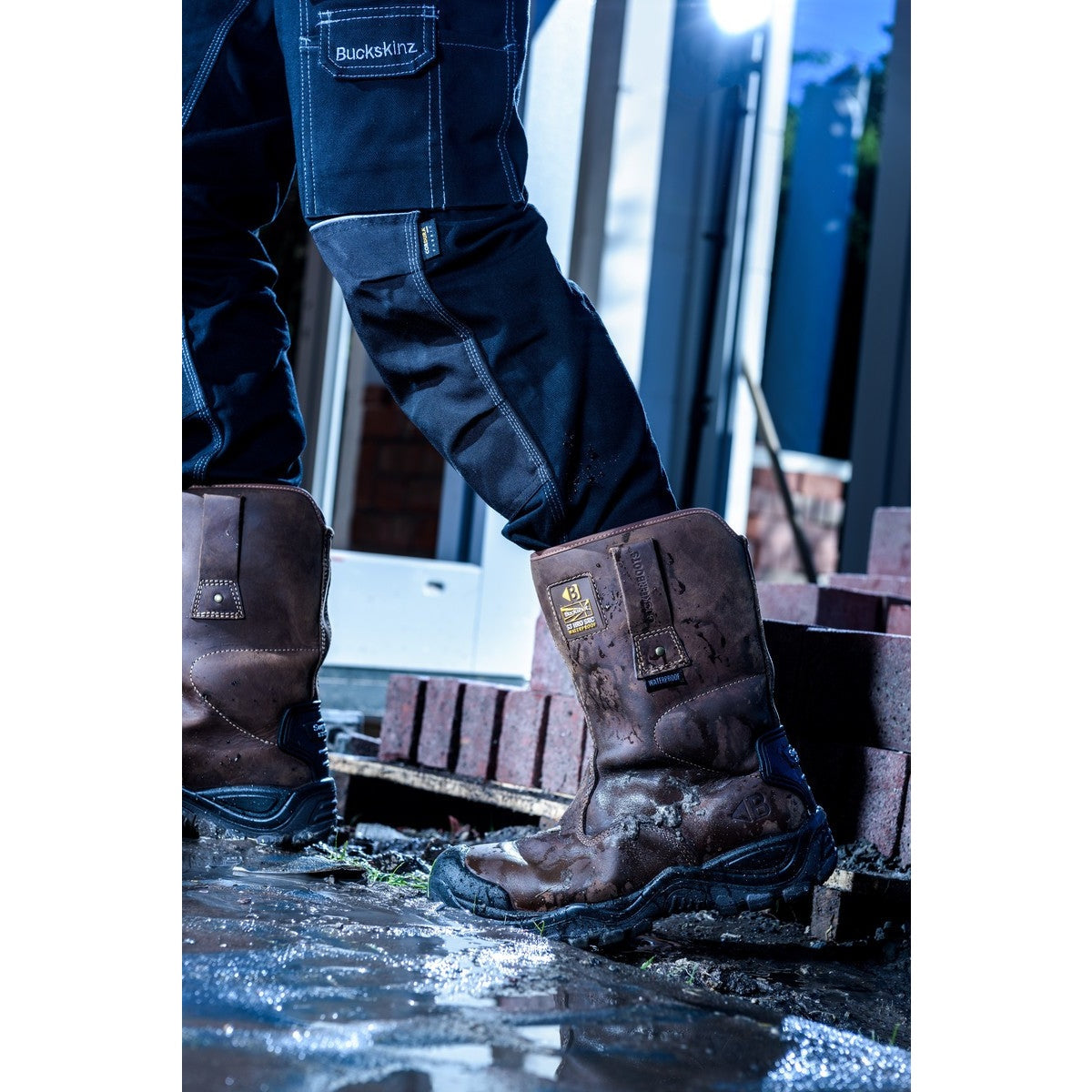 Traders Rigger Boot Buckbootz BSH010BR Safety Rigger Boots – GS Workwear