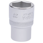 Draper 20mm 1/2" Square Drive Elora Hexagon Socket