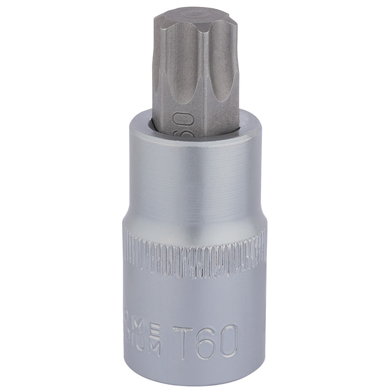 Draper T60 x 55mm 1/2" Square Drive Draper TX-STAR® Socket Bit