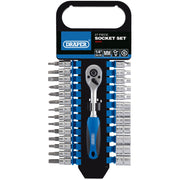 Draper 1/4" Sq. Dr. Metric Socket Set (27 Piece)