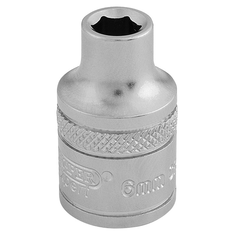 Draper 3/8" Square Drive 6 Point Metric Socket (6mm)