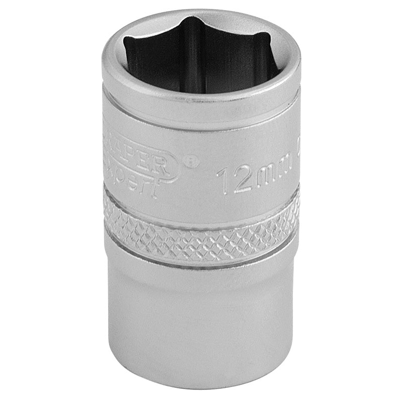 Draper 3/8" Square Drive 6 Point Metric Socket (12mm)