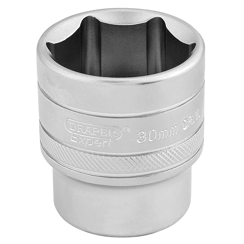 Draper 1/2" Square Drive 6 Point Metric Socket (30mm)