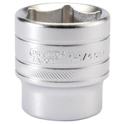 Draper 1/2" Square Drive 6 Point Imperial Socket (1.1/4")