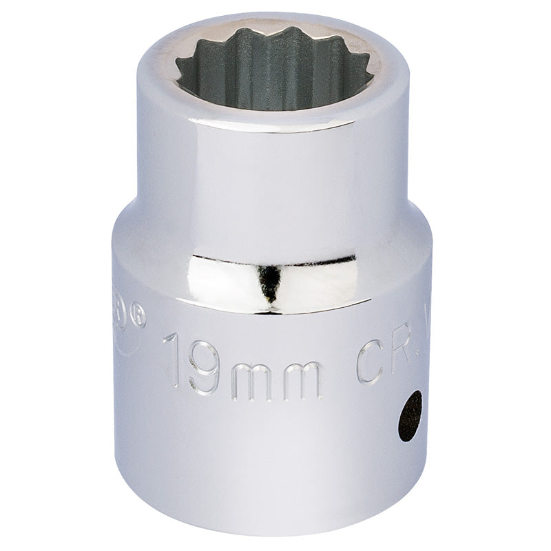 Draper 3/4" Square Drive 12 Point Socket (19mm)