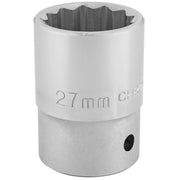 Draper 3/4" Square Drive 12 Point Socket (27mm)