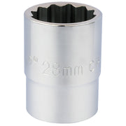 Draper 3/4" Square Drive 12 Point Socket (28mm)