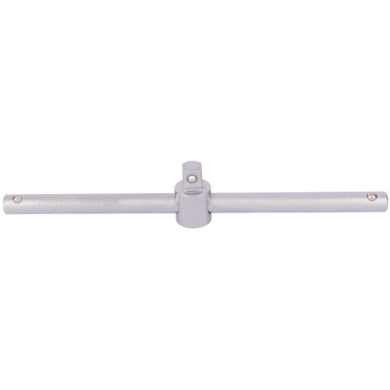 Draper 1/2" Square Drive Satin Chrome Sliding T Bar