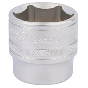 Draper 3/8" Square Drive Hi-Torq® 6 Point Deep Socket (24mm)