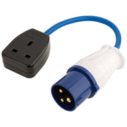 Draper 230V Adaptor Lead (16A Plug to 13A Socket)