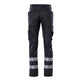 Mascot Frontline Service Trousers with Reflective Tape #colour_black