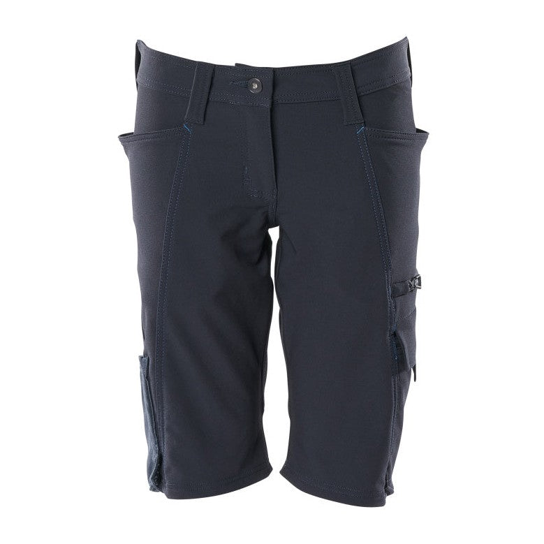 Mascot Accelerate Ladies Pearl Fit Stretch Shorts #colour_dark-navy
