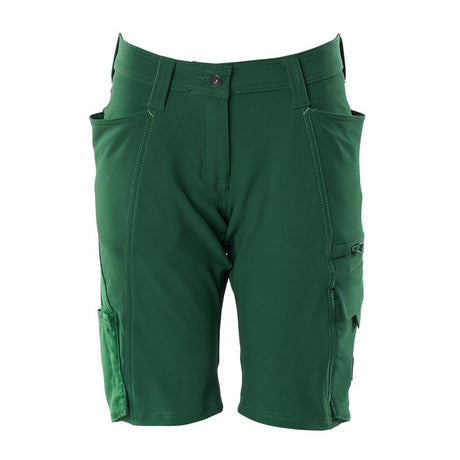 Mascot Accelerate Ladies Diamond Fit Stretch Shorts #colour_green