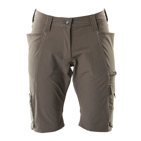 Mascot Accelerate Ladies Diamond Fit Stretch Shorts #colour_dark-anthracite