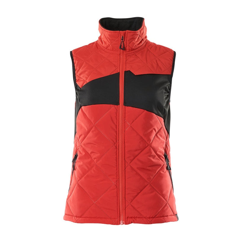 Mascot Accelerate Ladies Thermal Gilet with CLIMascot #colour_traffic-red-black