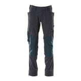 Mascot Accelerate Stretch Trousers with Kneepad Pockets - Dark Navy #colour_dark-navy